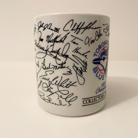 Vtg 1985 Toronto Blue Jays Champions Coffee Mug Autograph Collectors Edition - Picture 6 of 15